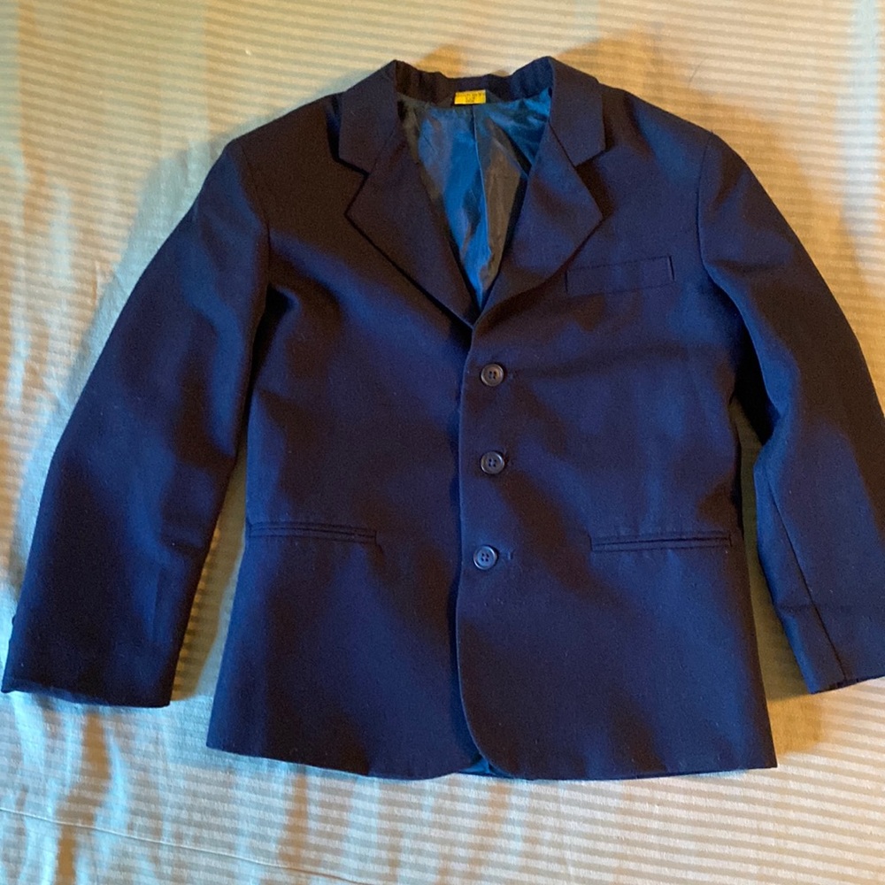 Van Heusen 3 Buttoned Single Breasted Navy Blue Blazer